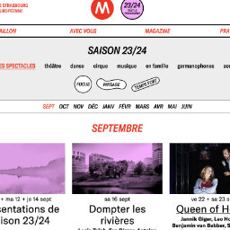 Le Maillon theatre website
