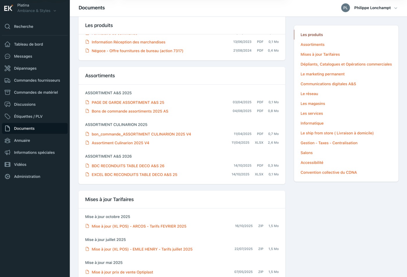 Un extrait des nombreux documents que la centrale propose à ses adhérents.